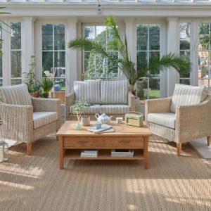 Bamburgh rattan conservatory suite